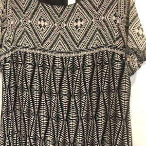 Black & White Print Dress